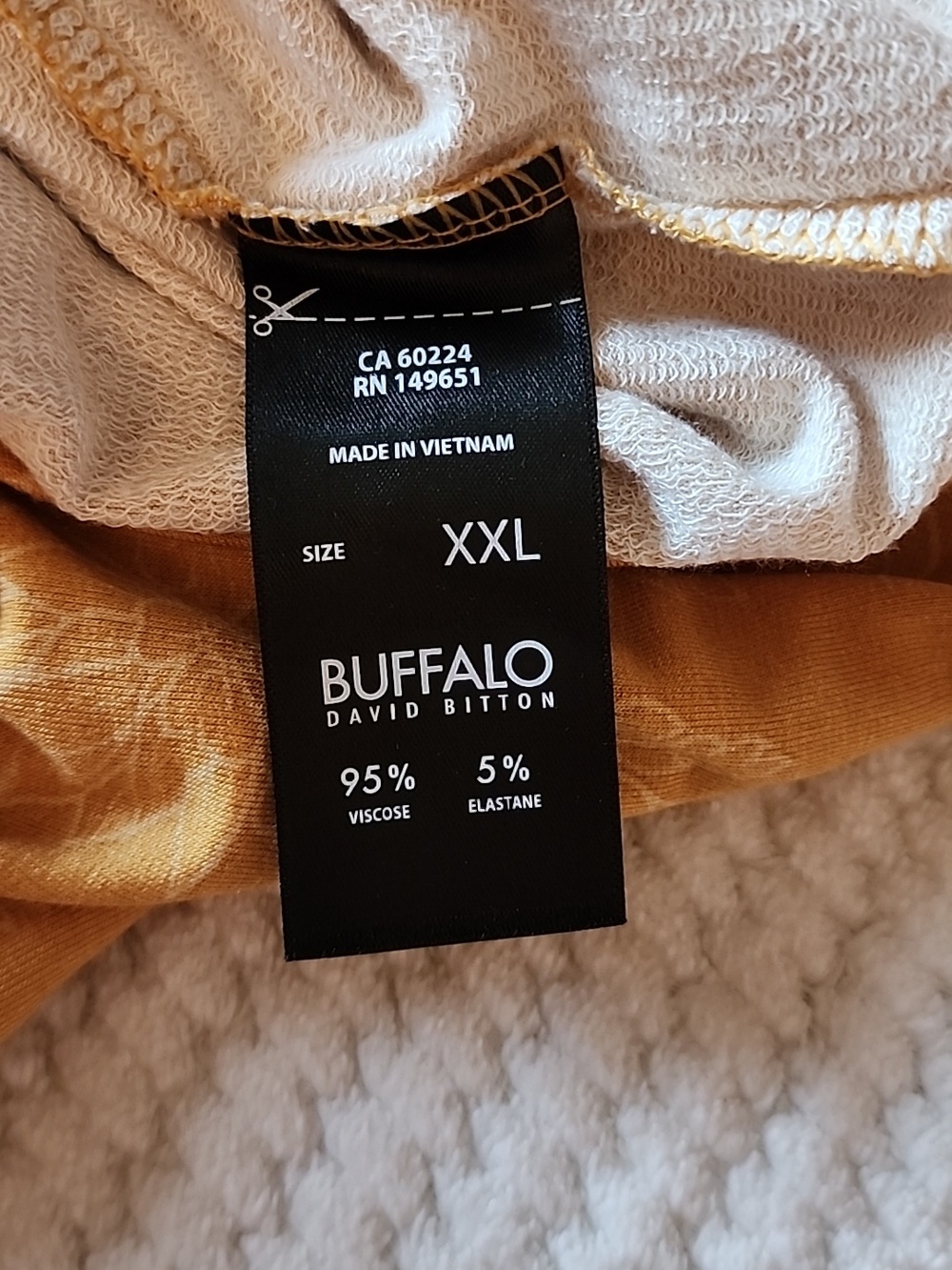 Buffalo David Bitton Brand New Super Soft Lightweight French Terry Sleeve Top - Picture 6 of 10